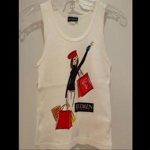 NEW InStyle & Redken collab- Graphic promo tank top, L